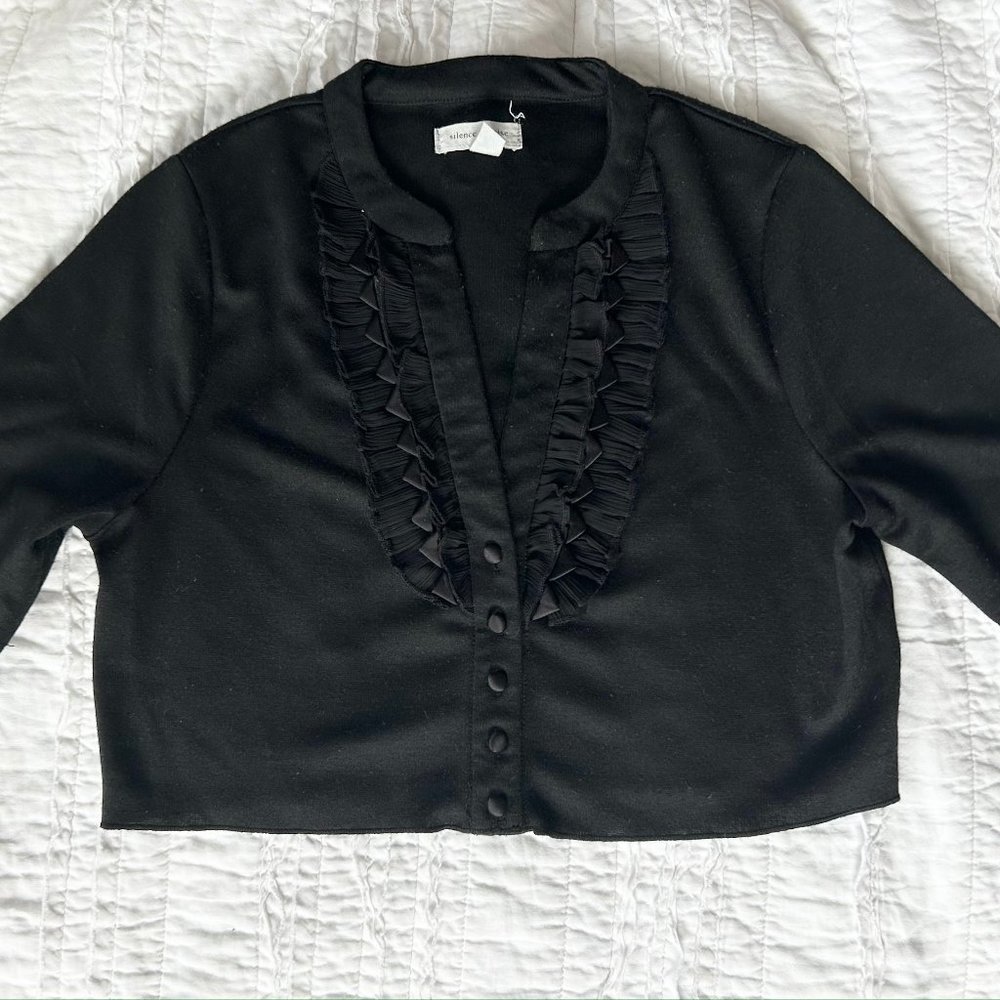 Silence + Noise Embellished Cropped Shrug